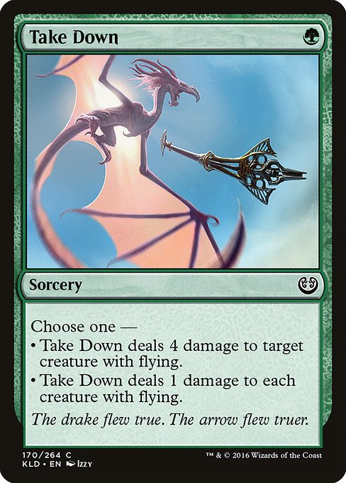 Take Down - Kaladesh Common Card