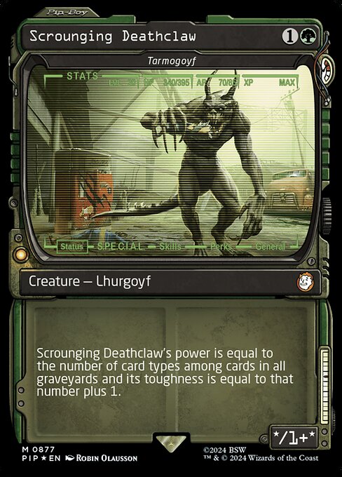 Tarmogoyf - Fallout Mythic Card