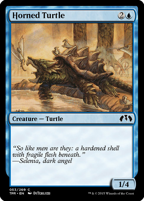 Horned Turtle - Tempest Remastered Common Card