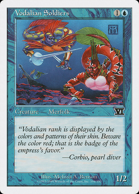 Vodalian Soldiers - Classic Sixth Edition Common Card