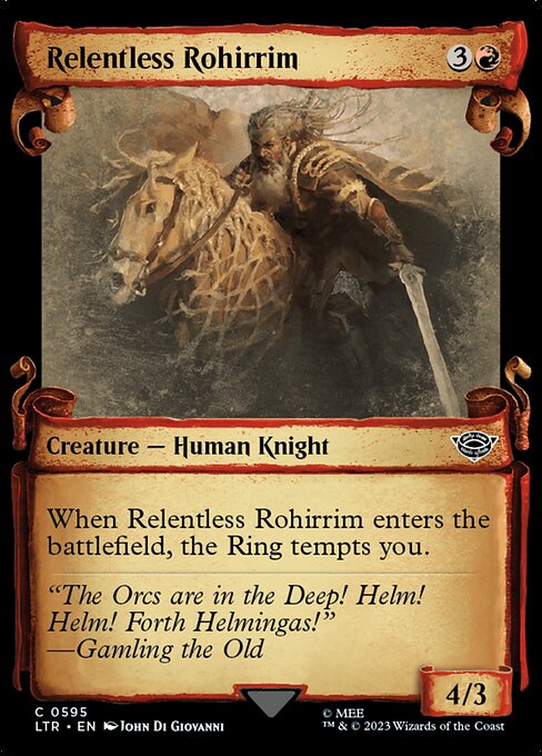 Relentless Rohirrim - The Lord of the Rings: Tales of Middle-earth Common Card
