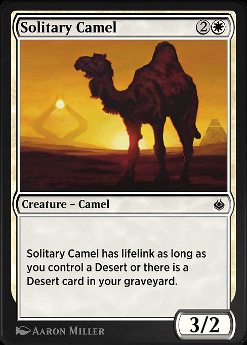 Solitary Camel - Amonkhet Remastered Common Card