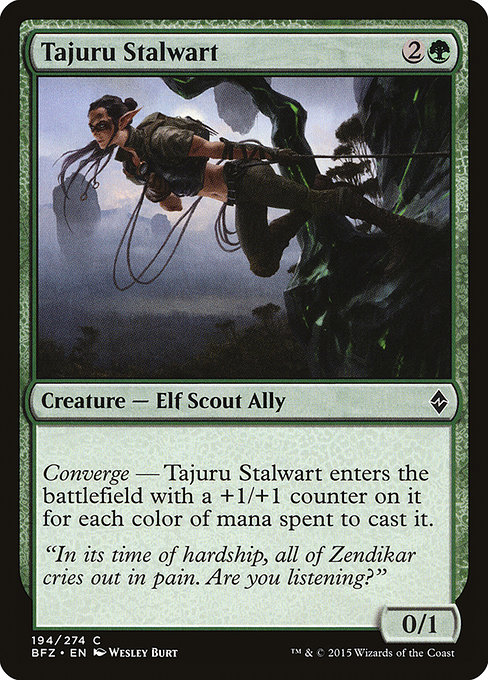 Tajuru Stalwart - Battle for Zendikar Common Card