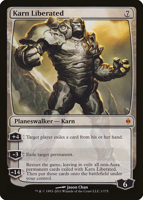 Karn Liberated - New Phyrexia Mythic Card