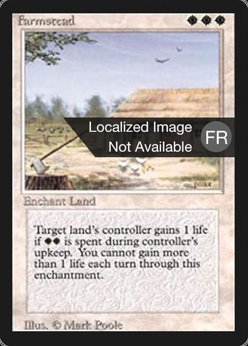 Farmstead - Foreign Black Border Rare Card