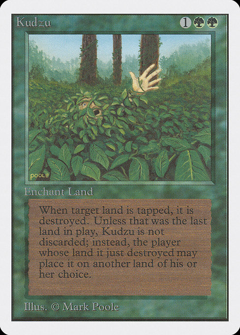 Kudzu - Unlimited Edition Rare Card