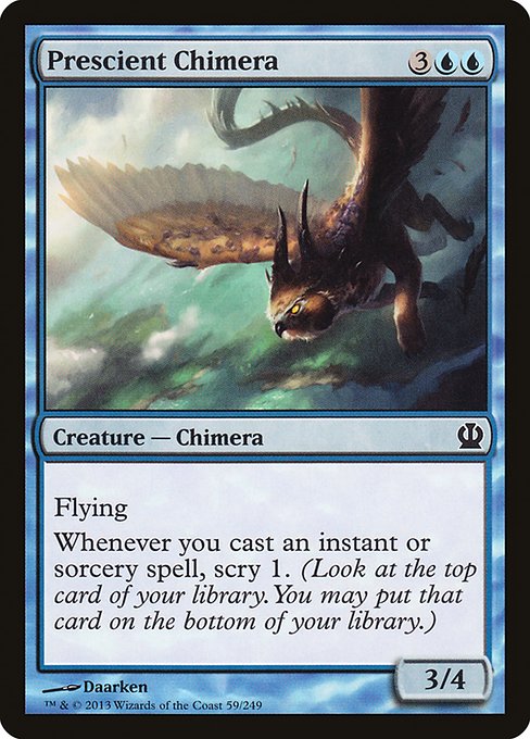 Prescient Chimera - Theros Common Card