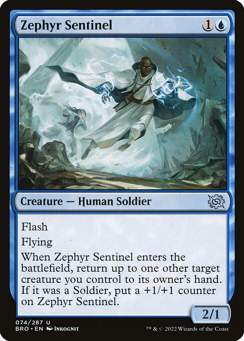 Zephyr Sentinel - The Brothers' War Uncommon Card