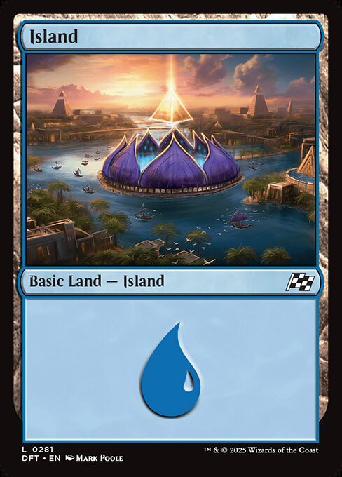 Island - Aetherdrift Common Card