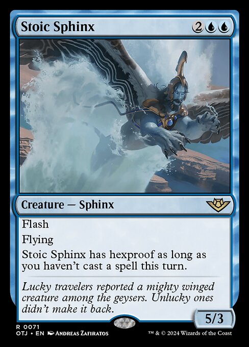Stoic Sphinx - Outlaws of Thunder Junction Rare Card