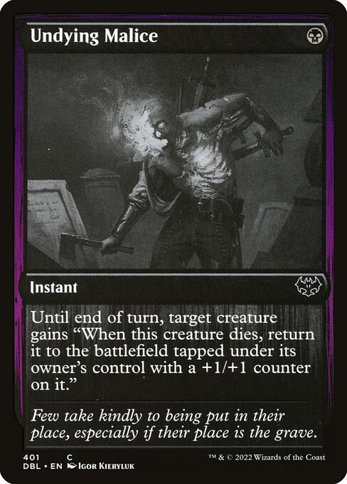 Undying Malice - Innistrad: Double Feature Common Card