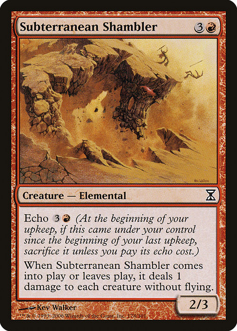 Subterranean Shambler - Time Spiral Common Card