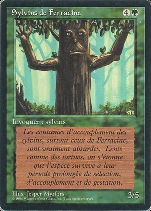 Ironroot Treefolk - Foreign Black Border Common Card