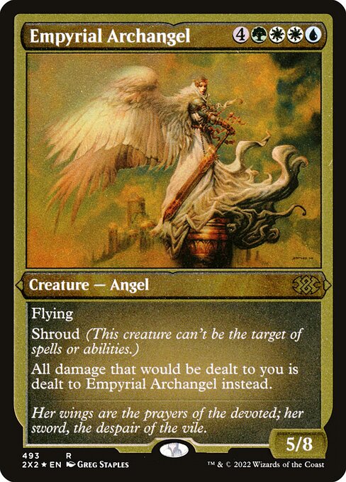 Empyrial Archangel - Double Masters 2022 Rare Card