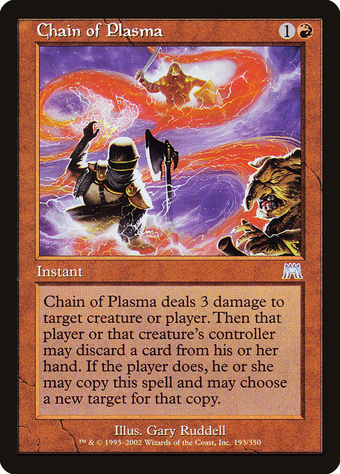 Chain of Plasma - Onslaught Uncommon Card