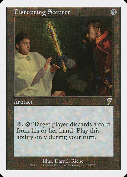Disrupting Scepter - Seventh Edition Rare Card
