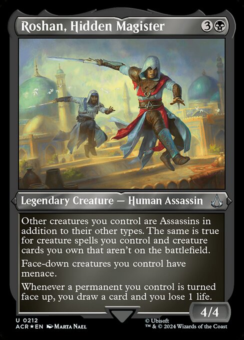 Roshan, Hidden Magister - Assassin's Creed Uncommon Card