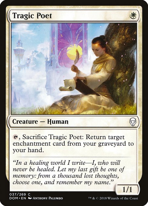 Tragic Poet - Dominaria Common Card