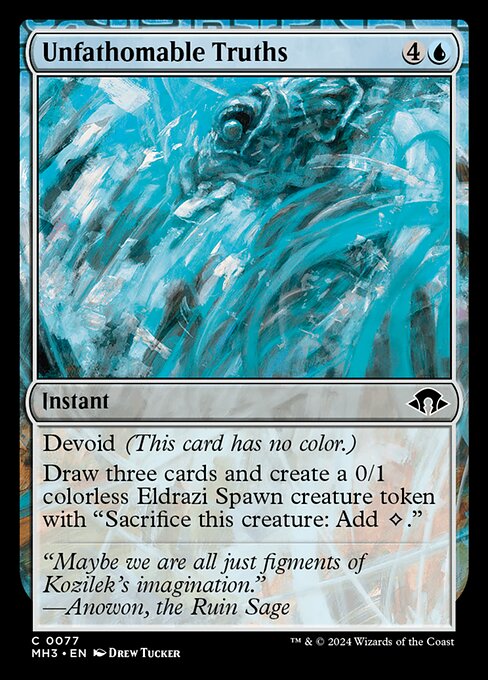 Unfathomable Truths - Modern Horizons 3 Common Card