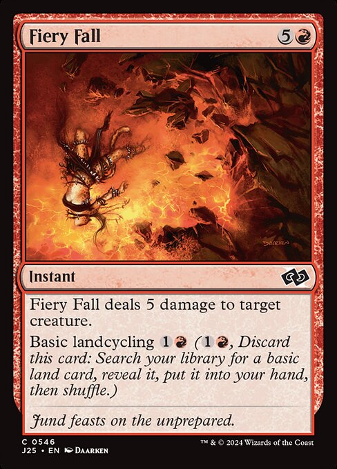 Fiery Fall - Foundations Jumpstart Common Card