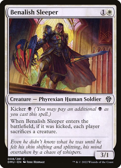 Benalish Sleeper - Dominaria United Common Card