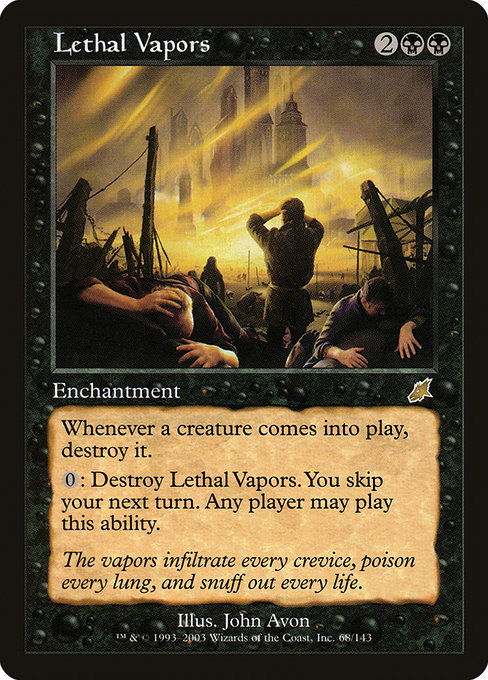 Lethal Vapors - Scourge Rare Card