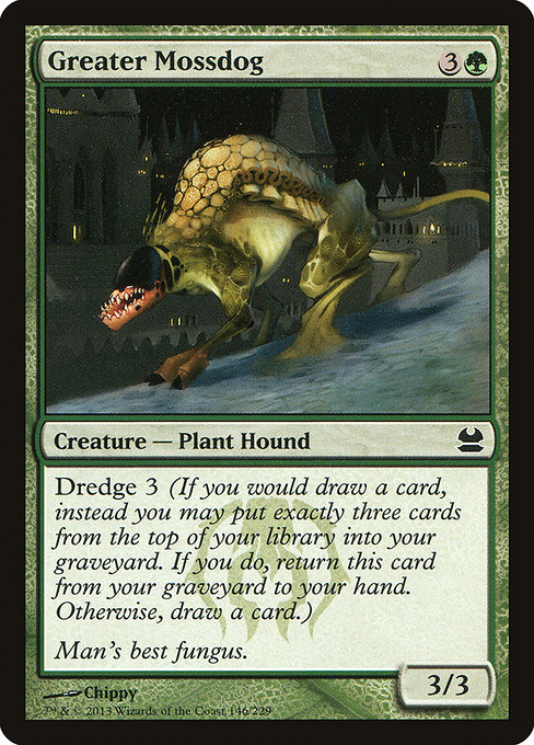 Greater Mossdog - Modern Masters Common Card