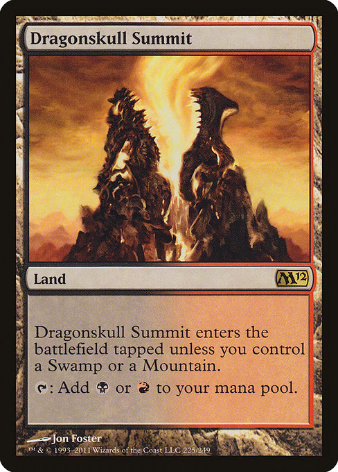 Dragonskull Summit - Magic 2012 Rare Card