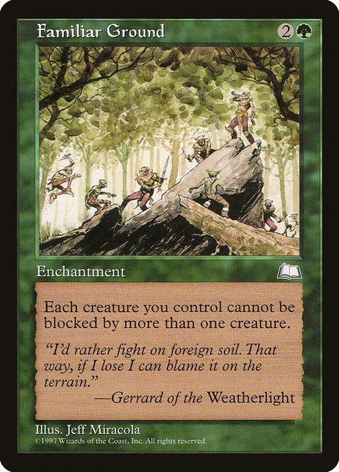 Familiar Ground - Weatherlight Uncommon Card