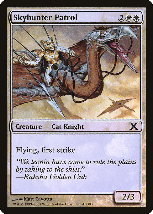 Skyhunter Patrol - Tenth Edition Common Card