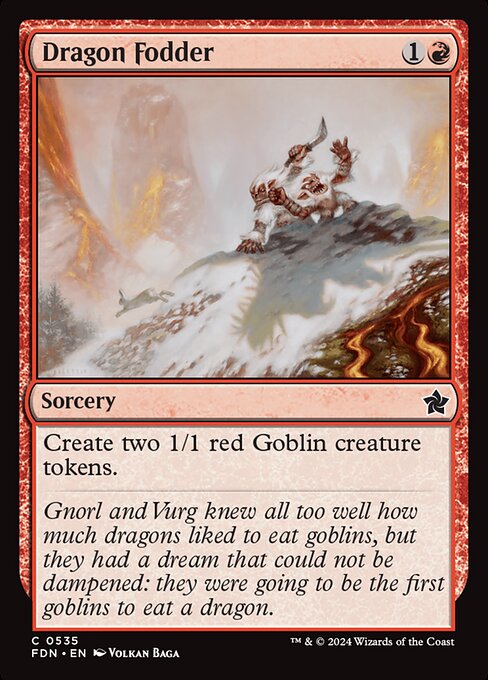 Dragon Fodder - Foundations Common Card