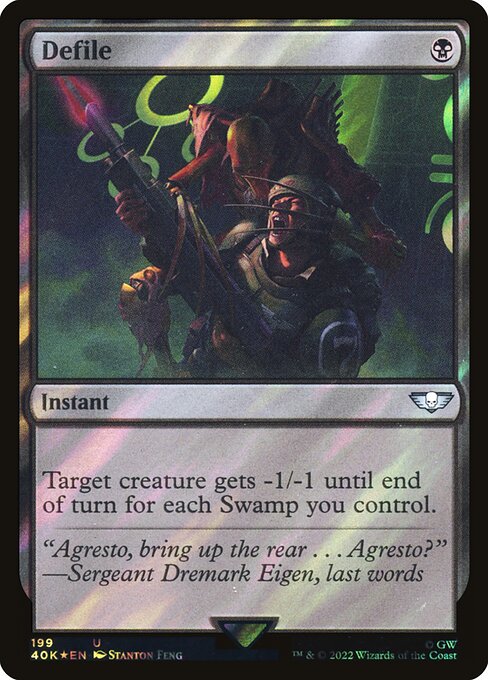 Defile - Warhammer 40,000 Commander Uncommon Card