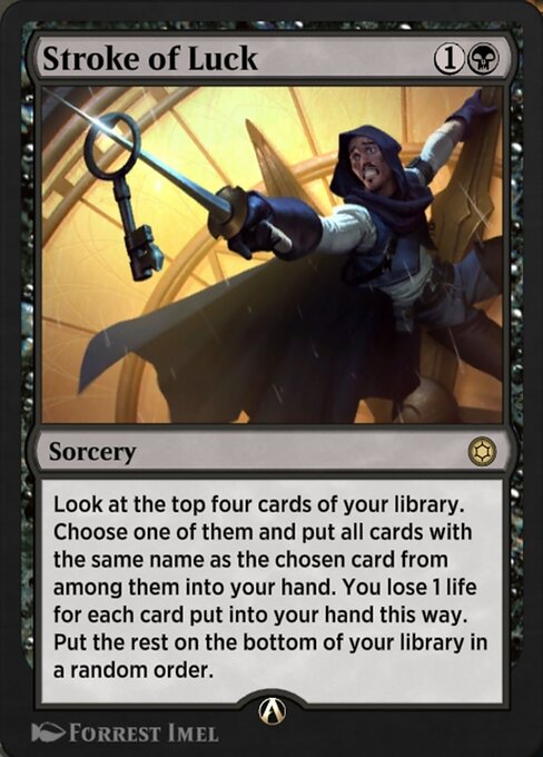 Stroke of Luck - Alchemy Horizons: Baldur's Gate Rare Card