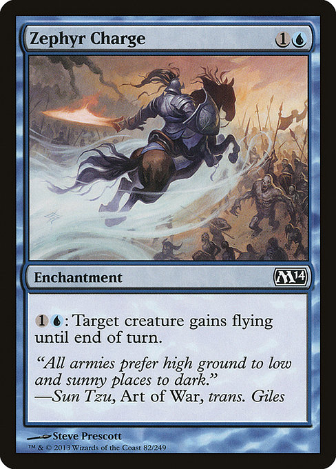 Zephyr Charge - Magic 2014 Common Card