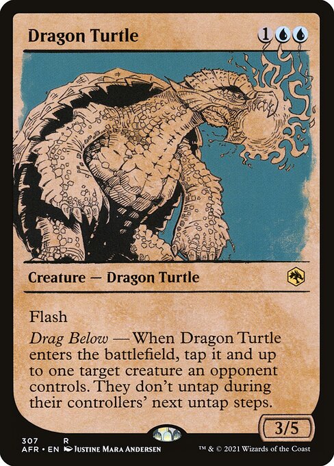 Dragon Turtle - Adventures in the Forgotten Realms Rare Card