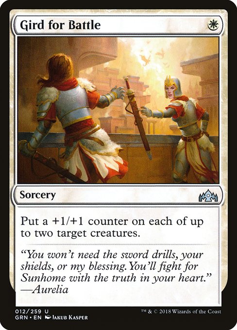 Gird for Battle - Guilds of Ravnica Uncommon Card