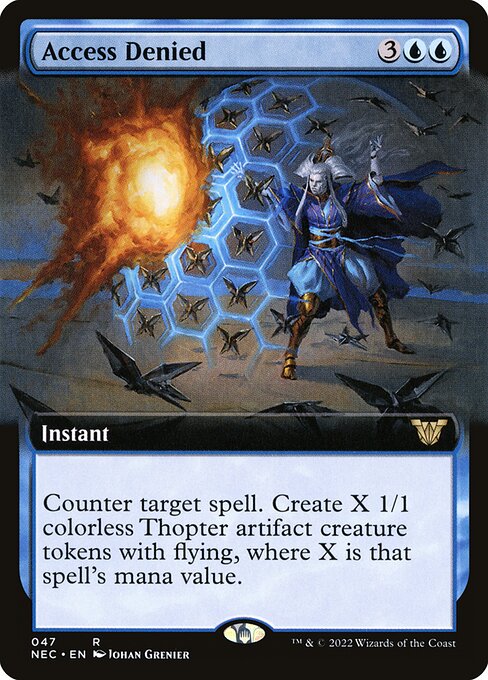 Access Denied - Neon Dynasty Commander Rare Card