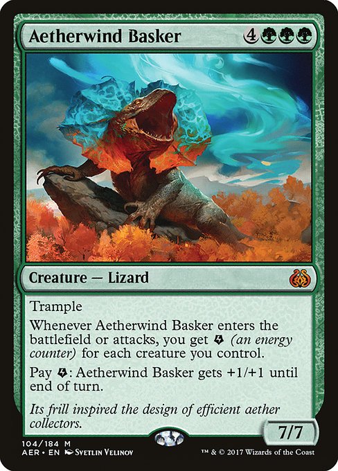 Aetherwind Basker - Aether Revolt Mythic Card