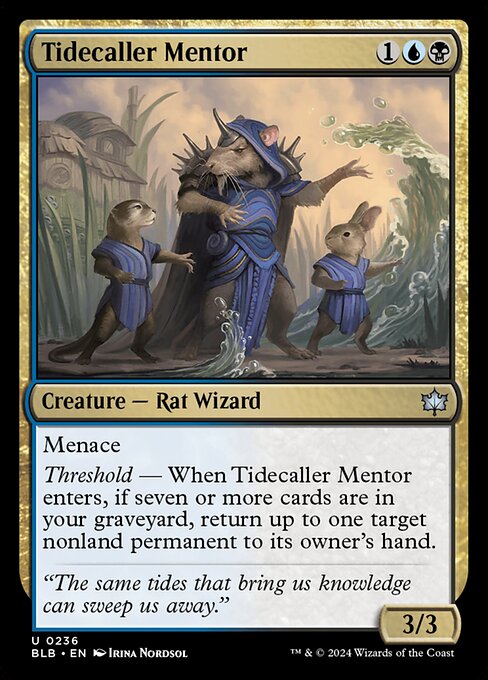 Tidecaller Mentor - Bloomburrow Uncommon Card
