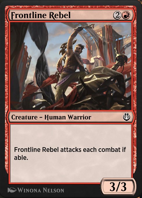 Frontline Rebel - Kaladesh Remastered Common Card