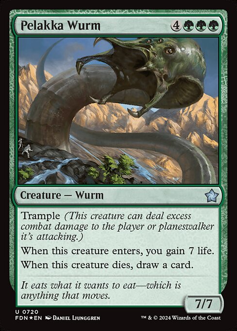 Pelakka Wurm - Foundations Uncommon Card