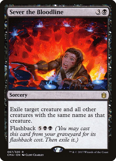 Sever the Bloodline - Commander Anthology Rare Card