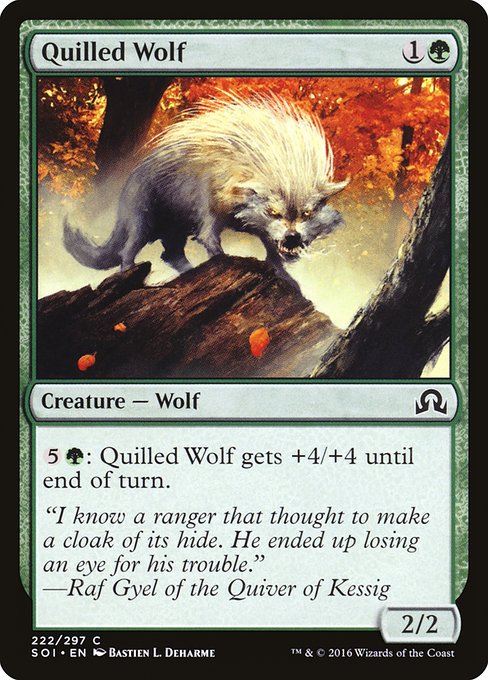Quilled Wolf - Shadows over Innistrad Common Card
