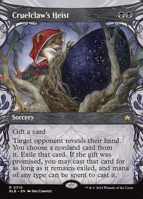 Cruelclaw's Heist - Bloomburrow Rare Card