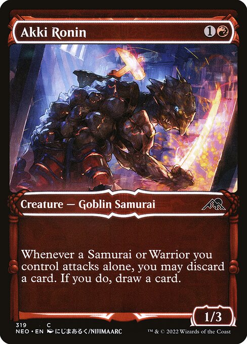 Akki Ronin - Kamigawa: Neon Dynasty Common Card