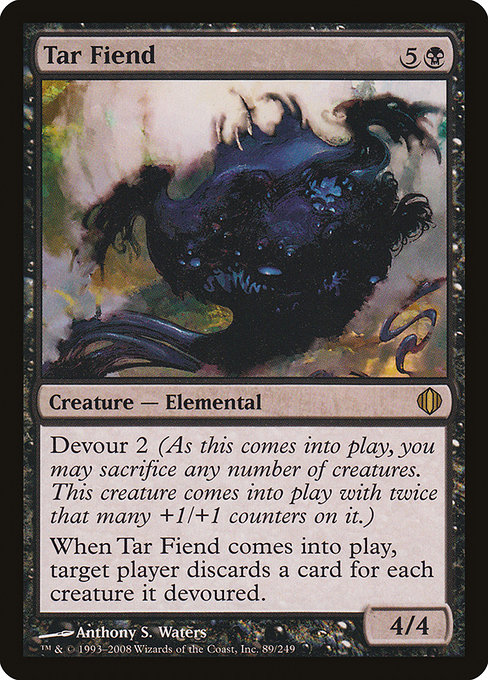 Tar Fiend - Shards of Alara Rare Card