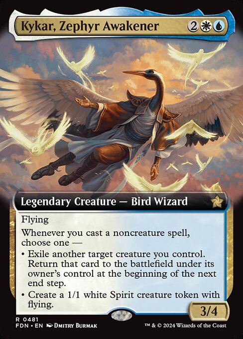 Kykar, Zephyr Awakener - Foundations Rare Card