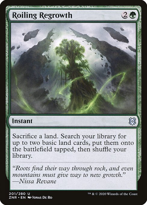 Roiling Regrowth - Zendikar Rising Uncommon Card