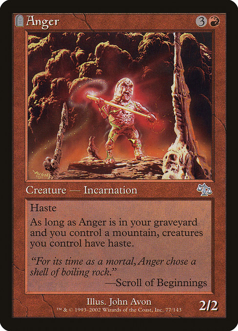 Anger - Judgment Uncommon Card