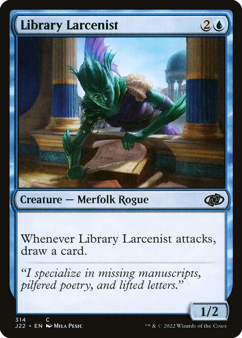 Library Larcenist - Jumpstart 2022 Common Card